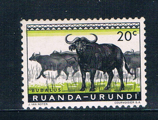 Buy Ruanda Urundi 138 Unused Cape Buffaloes 1959 (R0261)+