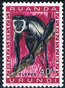 Buy Ruanda Urundi 139 Unused Monkey 1959 (R0245)+