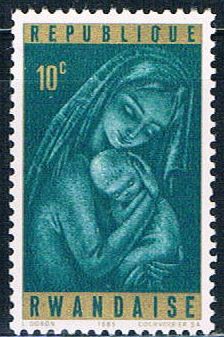 Buy Rwanda 137 Unused Madonna painting (R0304)+