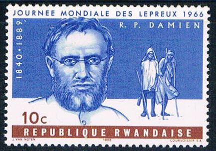 Buy Rwanda 143 Unused Father Joseph Damien (R0298)