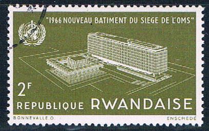 Buy Rwanda 161 Used Opening of WHO HQ ul (R0279)+