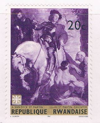 Buy Rwanda 211 Unused St Martin painting 1967 (R0541)