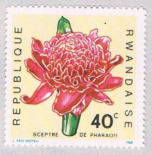 Buy Rwanda 257 MLH Flower Pharaohs Scepter 1968 (BP2775)