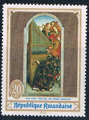 Buy Rwanda 281 Unused Painting Angels Concert (R0330)+