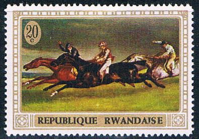 Buy Rwanda 326 Unused Painting Horses (R0317)+