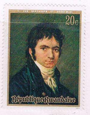 Buy Rwanda 408 Unused Beethoven Portrait 1971 (R0552)+
