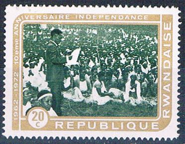 Buy Rwanda 470 Used President Kayibanda 1972 (R0403)+
