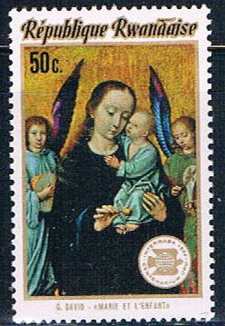 Buy Rwanda 596 Unused Painting Virgin and Child (R0315)+