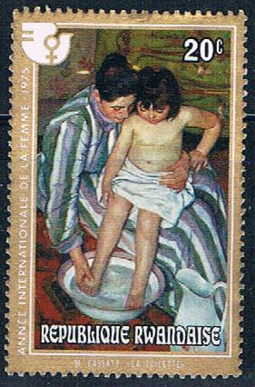Buy Rwanda 665 Unused Painting The Bath (R0325)+