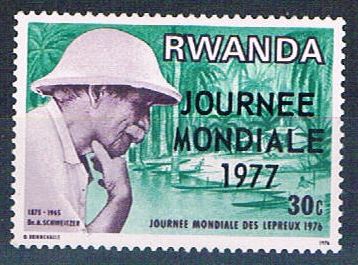 Buy Rwanda 789 Unused Albert Schweitzer 1965 (R0408)+