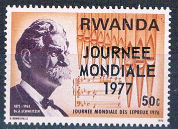 Buy Rwanda 790 Unused Albert Schweitzer 1965 (R0409)+