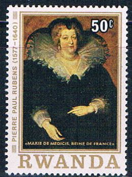 Buy Rwanda 821 Unused Painting Marie de Medicis (R0324)+