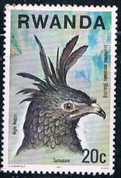 Buy Rwanda 828 Unused Crested Eagle (R0370)+