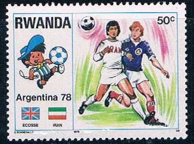 Buy Rwanda 879B Unused Soccer Players (R0344)+