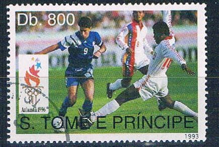 Buy Saint Thomas and Prince Islands 1155 Used Soccer ll 1993 (S1200)+