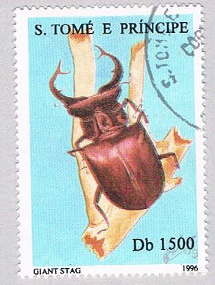 Buy Saint Thomas and Prince Is 1287d Used Giant stag CV 4.00 (BP20811)