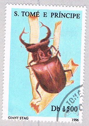 Buy Saint Thomas and Prince Is 1287d Used Giant stag CV 4.00 (BP20813)