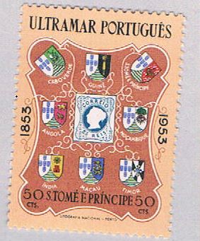 Buy Saint Thomas and Prince Islands 366 MLH Stamp of Portugal 1953 CV 1.25 (BP5464)
