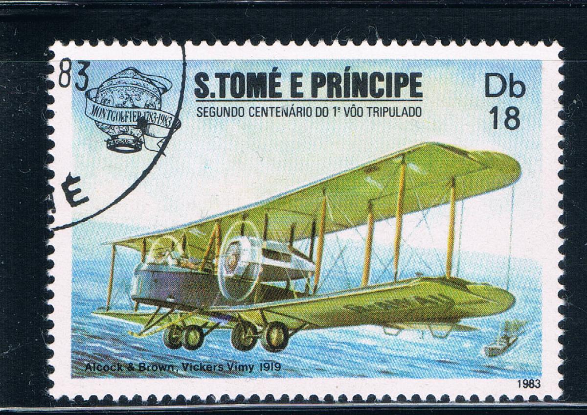 Buy Saint Thomas and Prince Is 701b Used Bi-Plane CV 2.00 (GI0432)+