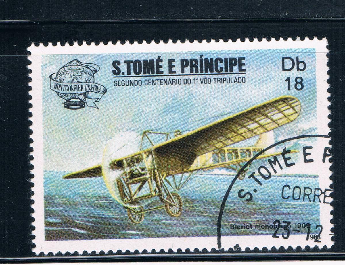 Buy Saint Thomas and Prince Is 702a Used Bleriot monoplane CV 2.00 (GI0433)+