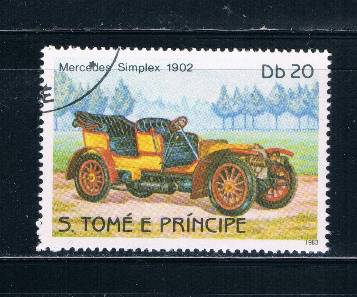 Buy Saint Thomas and Prince Is 712b Mercedes Simplex 1902 (GI0359)