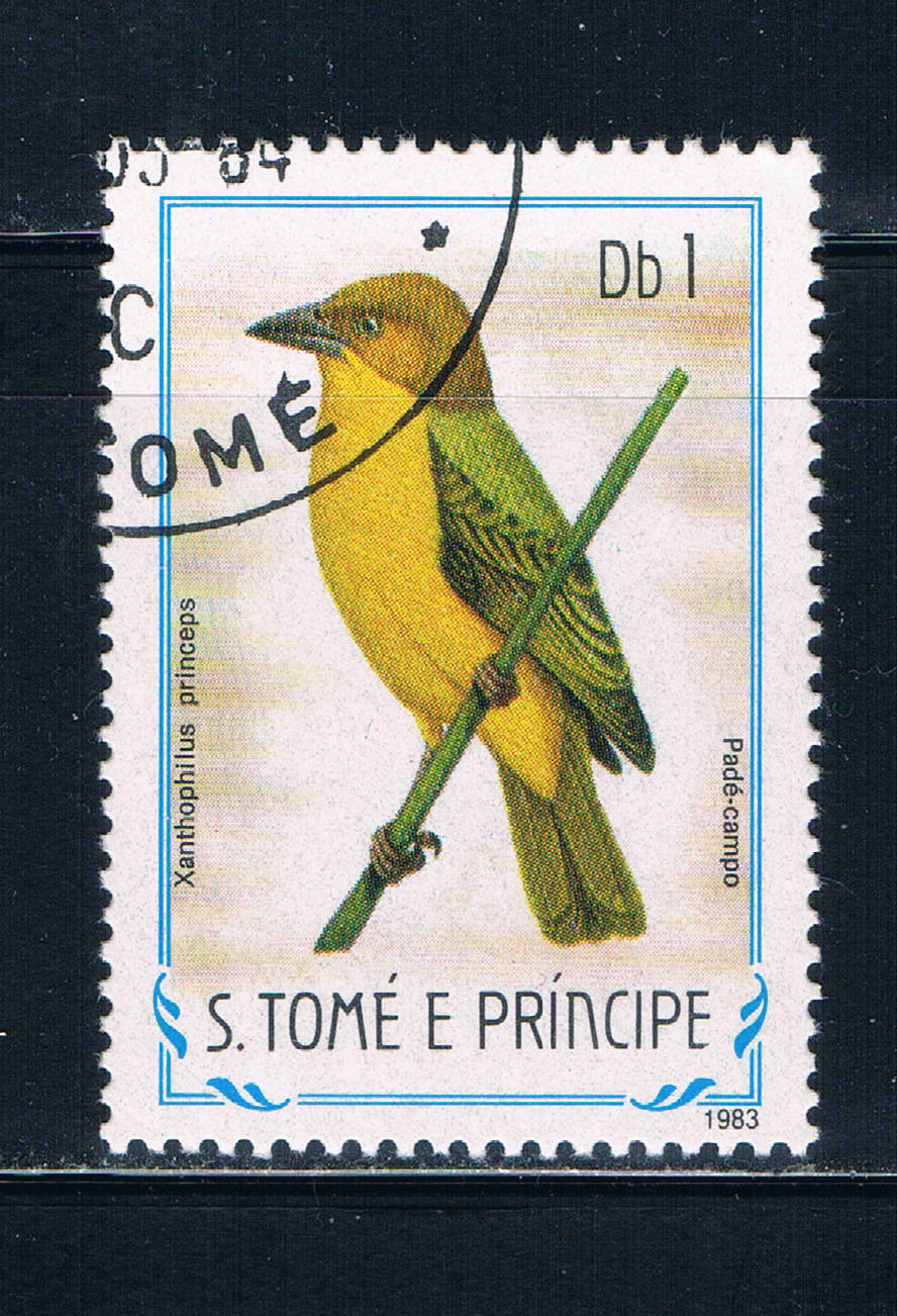 Buy Saint Thomas and Prince Is 728 Used Bird ul (GI0368)+