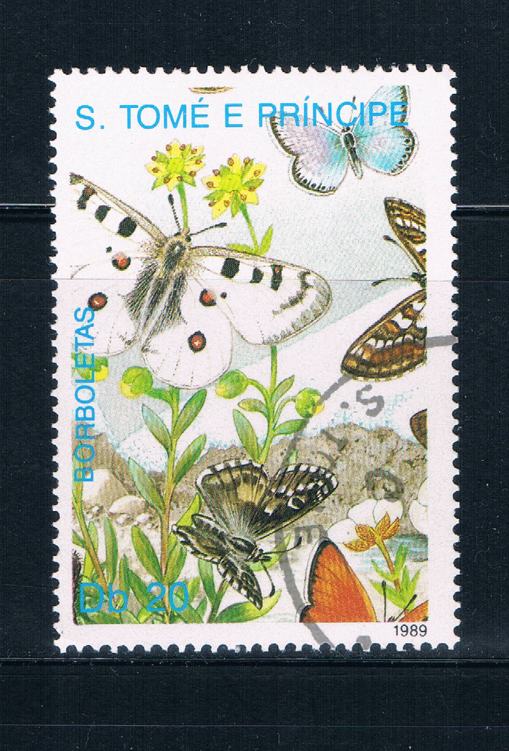 Buy Saint Thomas and Prince Is 900 Used Butterflys lr (GI0415)+