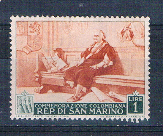Buy San Marino 308 Unused Colombus 1952 (ML0345)+