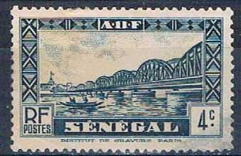Buy Senegal 145 MLH Faidherbe Bridge 1935 (S0779)+