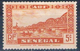 Buy Senegal 146 MLH Faidherbe Bridge 1935 (S0780)