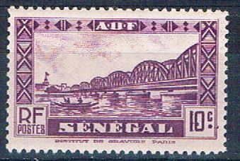 Buy Senegal 147 MLH Faidherbe Bridge 1935 (S0781)+
