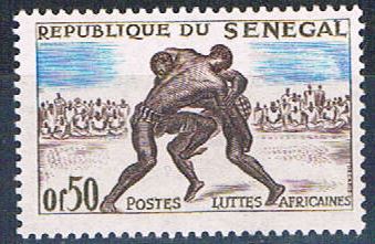 Buy Senegal 202 Unused Wrestlers 1961 (S0783)+
