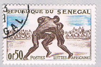 Buy Senegal 202 Used Wrestlers 1961 (BP29915)