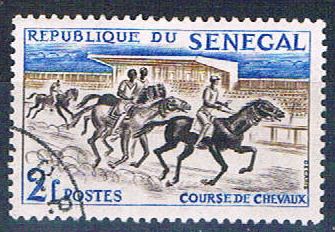 Buy Senegal 204 Used Horse Racing ll 1961 (S0787)+
