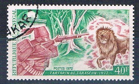 Buy Senegal 362 Used Tartarin Shooting Lion 1972 CV 1.10 (S0818)+