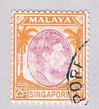 Buy Singapore 14 Used King George VI (BP22113)