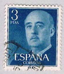 Buy Spain 831 Used General Franco 1954 (BP24117)