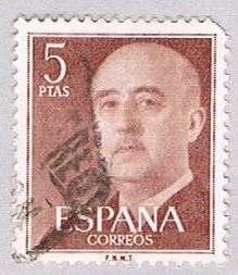 Buy Spain 832 Used General Franco 1954 (BP24118)