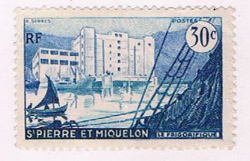 Buy St Pierre and Miquelon 346 MLH Fish freezing plant 1955 (S0968)
