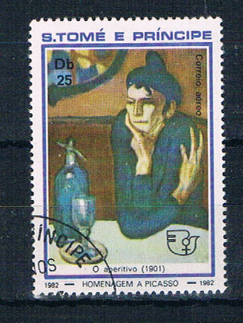 Buy St Thomas & Prince 684b Used Paintings Women ll 1982 (S1205)+