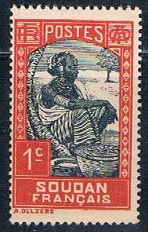 Buy Sudan French 61 MLH Sudanese Woman 1931 (S0843)+