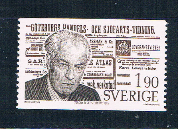 Buy Sweden 1172 Unused Torgny Segerstedt 1976 (S1075)