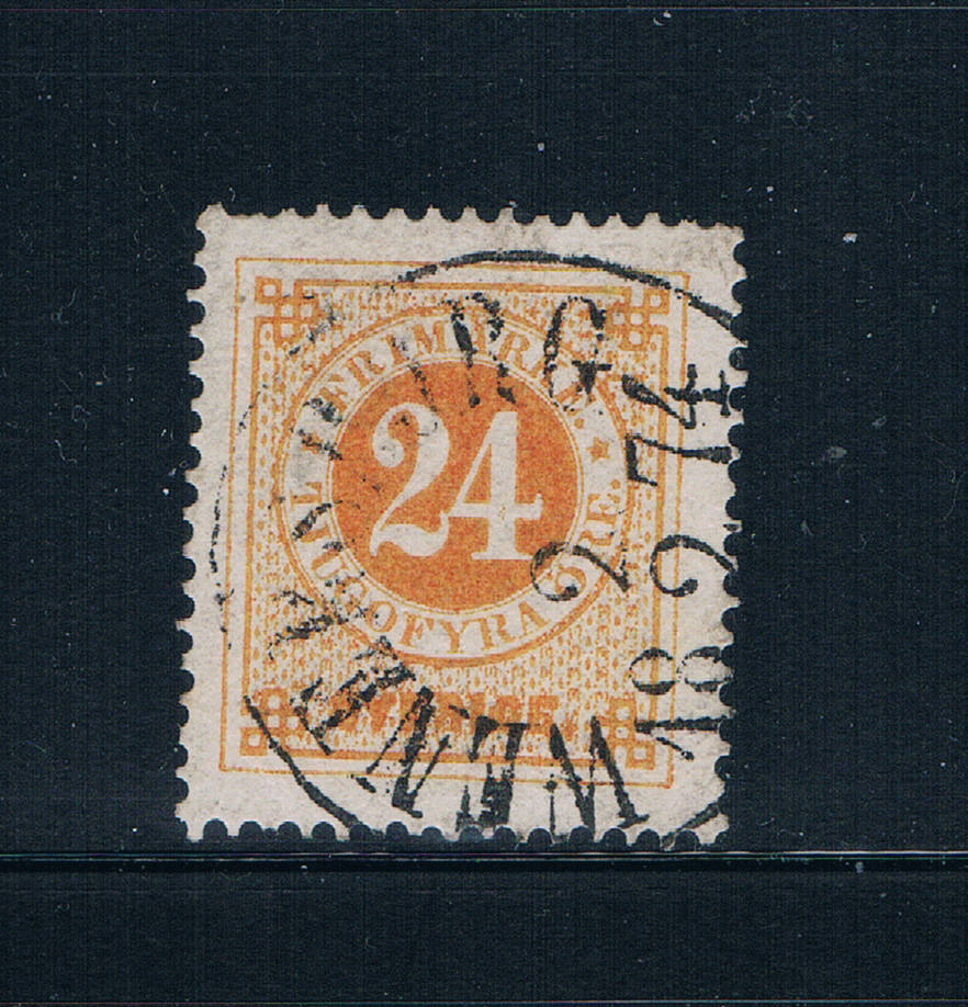 Buy Sweden 24 Used Numeral CV 42.50 (S0686)
