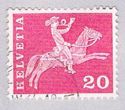 Buy Switzerland 385 Used Postillion on Horseback 1960 (BP26115)
