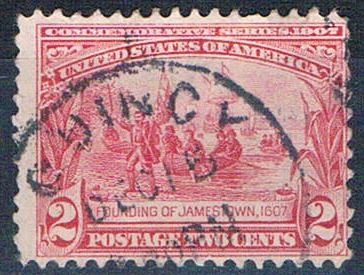 Buy U.S. 329 Used Jamestown 1907 CV 4.50 (MV0111)