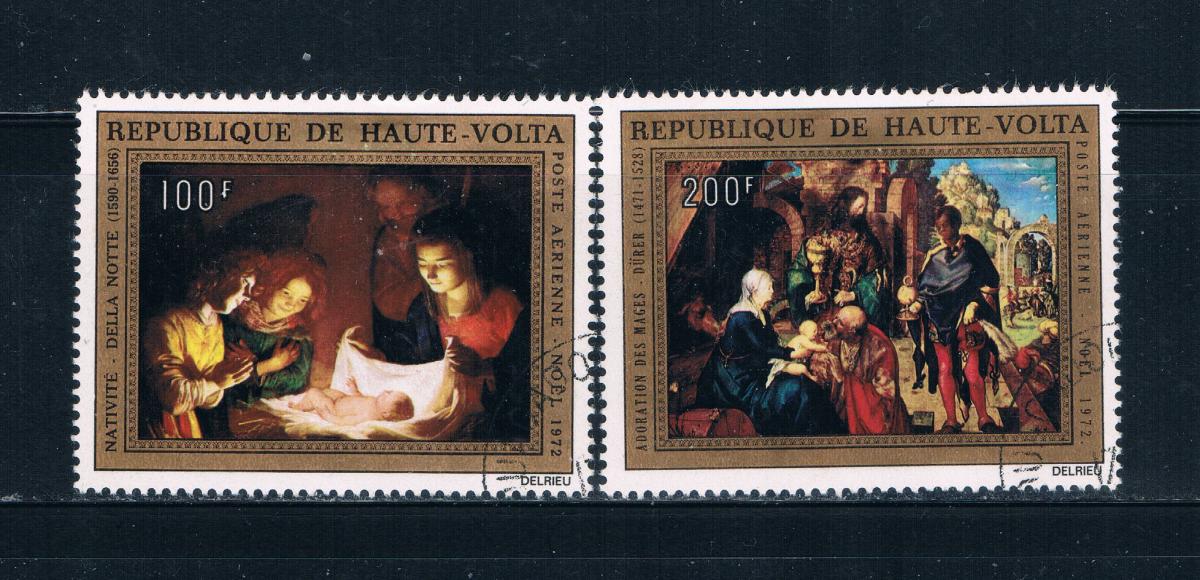 Buy Upper Volta C127-28 Used set Nativity 1973 CV 2.90 (U0337)