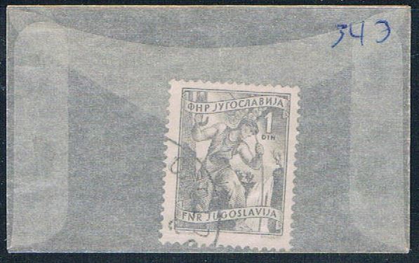 Buy Yugoslavia 343 Used Electrification 1951 (YB0081)