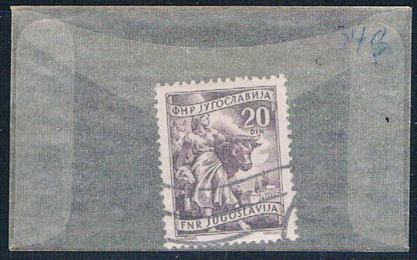 Buy Yugoslavia 348 Used Livestock raising 1951 (YB0082)