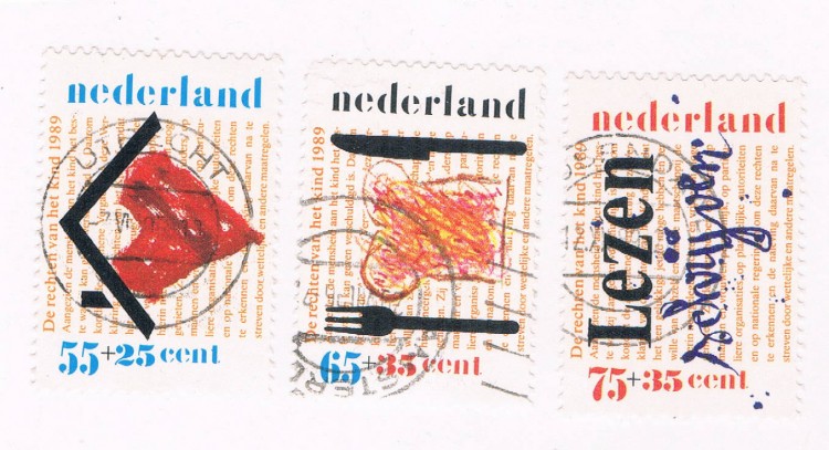 Buy Netherlands B647-49 Set Used Children Cat Val 3.25 (N0057)