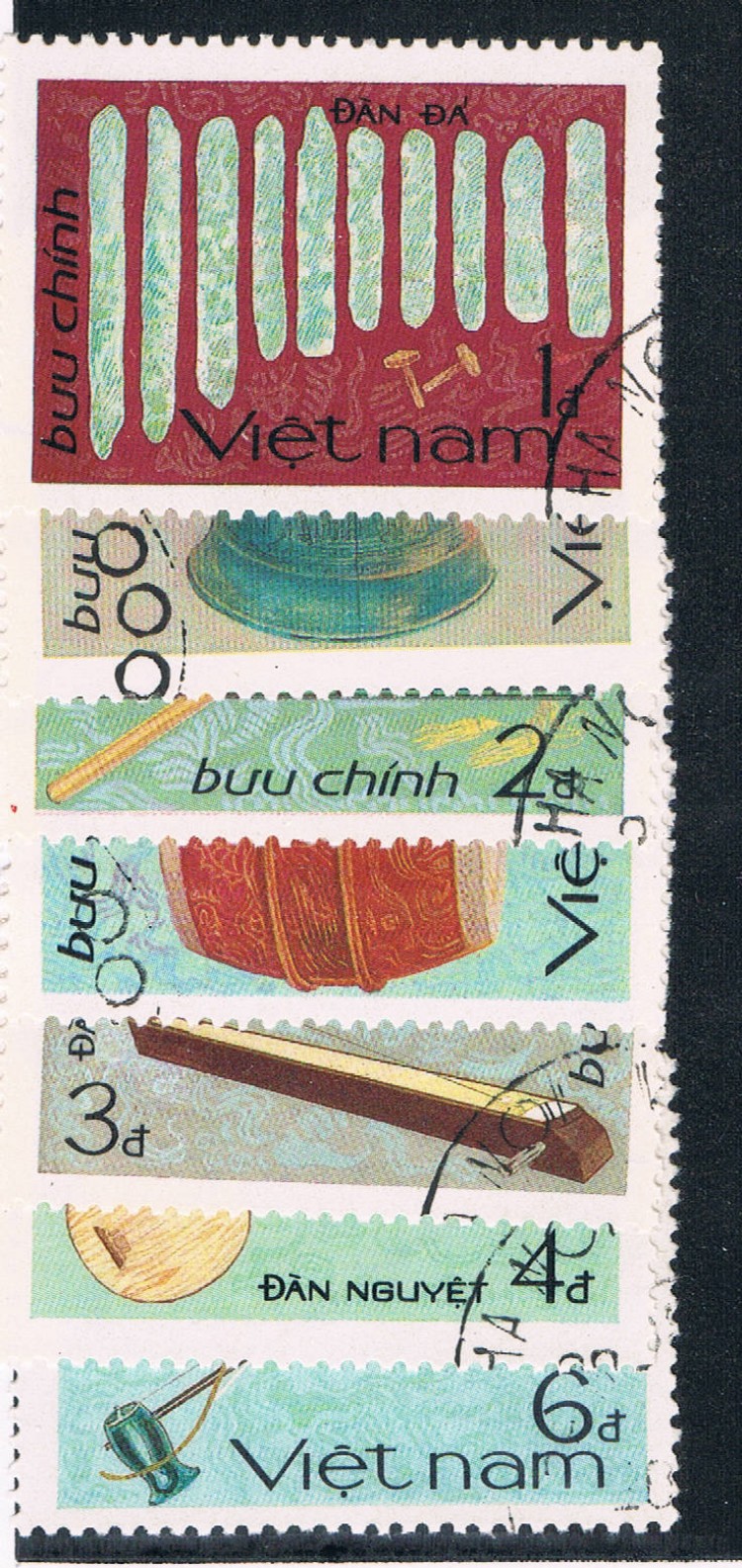 Buy Vietnam 1585-91 Set Used Music Cat Val 5.00 (V0025)